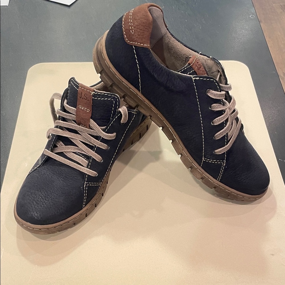 Josef Seibel Navy and Brown Women's Sneakers
